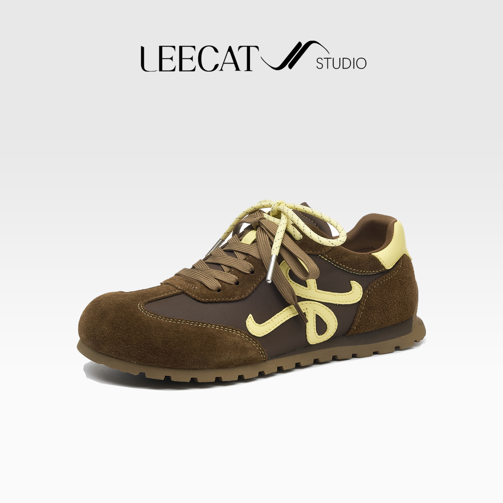 LeeCat Studio | 2025秋季新款德训鞋休闲运动阿甘鞋LES25Q0377主图