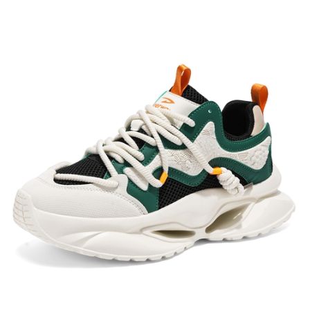 德尔惠夏季新款男士网面初中生厚底防滑减震运动透气老爹旅游潮鞋