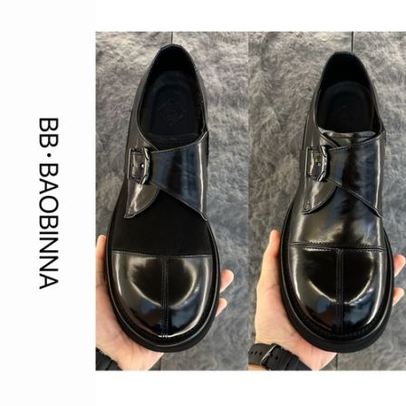 春夏新款｜男士经典百搭舒适一脚蹬休闲皮鞋（厚底）98518