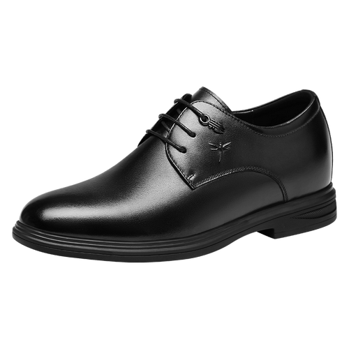 红蜻蜓商务皮鞋内增高男鞋正装真皮头层牛皮职场软底头层牛皮工作主图