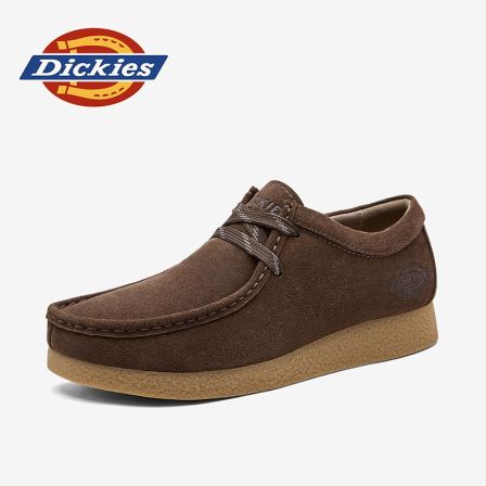 Dickies2025年秋季新款男鞋老钱风软底复古百搭休闲皮鞋