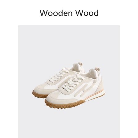 Wooden Wood“素革德训”时尚百搭增高日常通用休闲德训鞋P25422