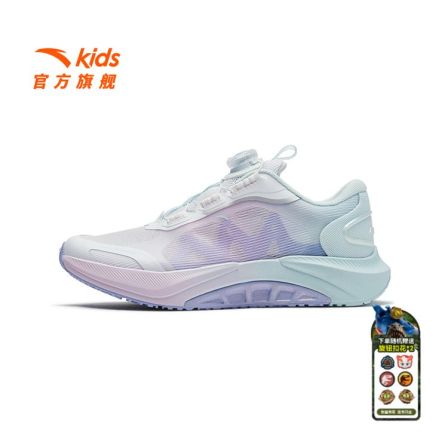 安踏儿童女大童跑鞋2025四季款舒适防滑耐磨青少年轻便JS