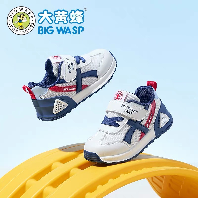 大黄蜂春秋季新款男宝宝鞋子学步鞋儿童鞋运动小童防滑软底机能鞋主图