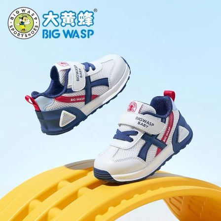 大黄蜂春秋季新款男宝宝鞋子学步鞋儿童鞋运动小童防滑软底机能鞋
