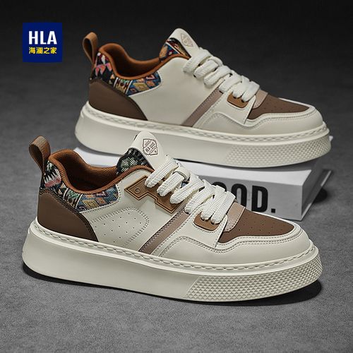 HLA/海澜之家男鞋2025官方正品高颜值潮流板鞋百搭平底板鞋休闲鞋主图