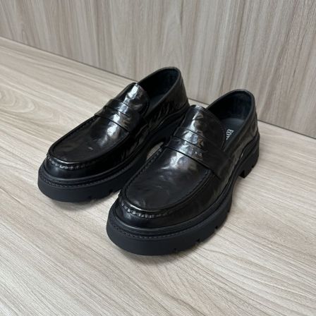 永墨亦-男士新款时尚百搭黑色商务休闲英伦风舒适休闲皮鞋6862
