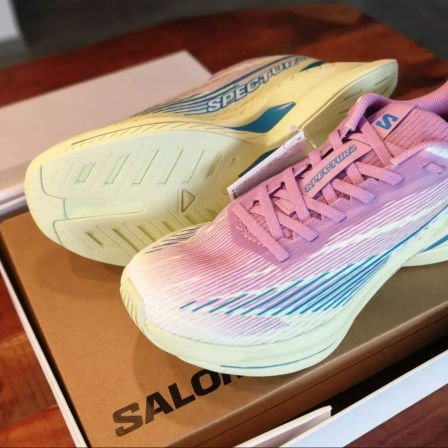SALOMON萨洛蒙 SPECTUR 2运动舒适防滑耐磨低帮 训练跑步鞋紫绿色