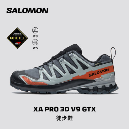 salomon萨洛蒙户外男款抓地防水运动徒步登山鞋XA PRO 3D V9 GTX