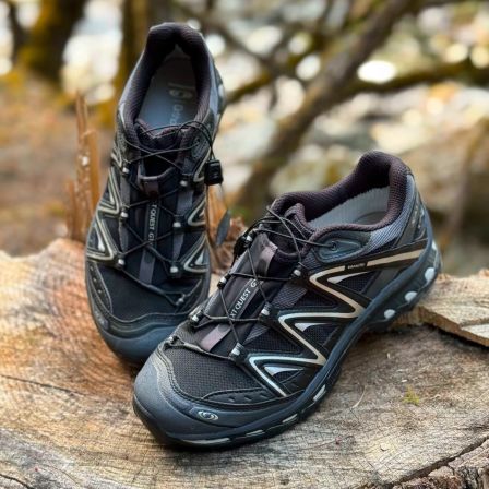 Salomon萨洛蒙XT-Quest GTX黑白防水徒步男女登山运动跑鞋474294