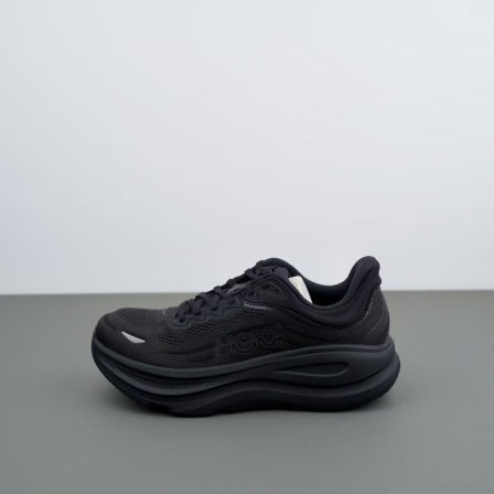 HOKA ONE ONE Bondi 9 舒适百搭透气 低帮跑步鞋宽版1162013-BBLC