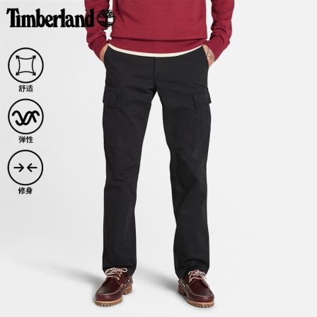 Timberland添柏岚官方男装长裤工装裤户外舒适直筒修身|A2PG9