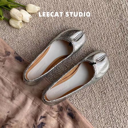 LeeCat Studio分趾鞋女2025秋季新款爆款百搭气质单鞋女鞋