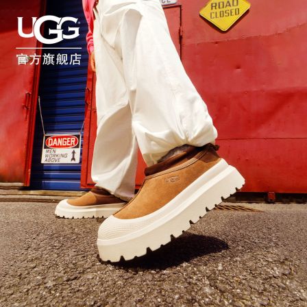 UGG秋季男女同款舒适简约厚底圆头低帮塔斯曼时尚休闲鞋 1144096