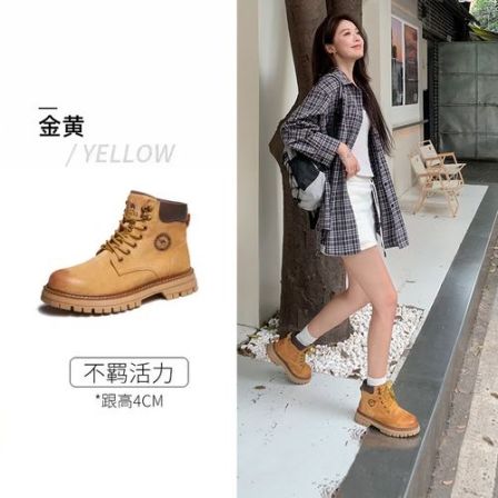 骆驼工装大黄靴 男女款 GE122W7757T/GF122W7790【yw】