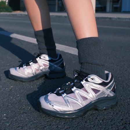 SALOMON萨洛蒙XT QUEST银渐层爆款黑银色运动户外休闲跑鞋478852