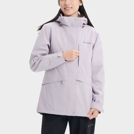 哥伦比亚2025冬季新款女装热能抓绒内胆三合一夹克运动外套XR2855