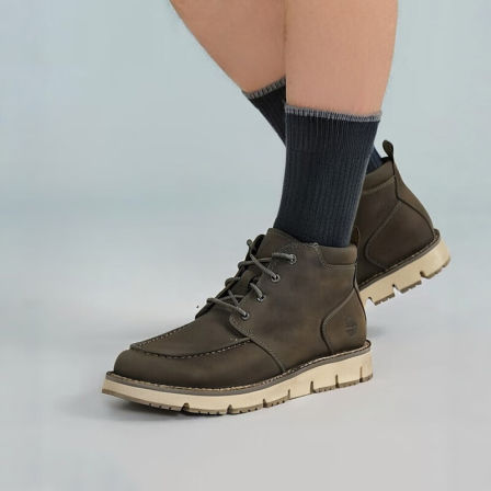 Timberland添柏岚中帮靴男鞋秋季新款复古马丁靴户外休闲鞋A2GQQ
