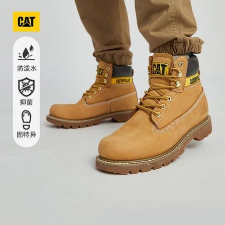 【固特异防水】CAT卡特25新品科罗拉多户外休闲鞋经典高帮大黄靴