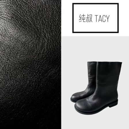 纯叔Tacy五店“大头靴”头层牛皮一靴两穿时尚气质经典英伦风靴子