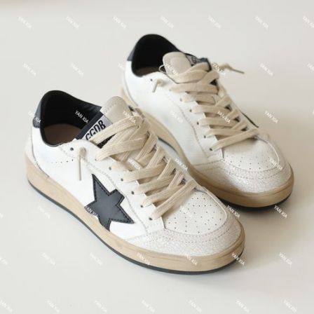 牛皮鞋~ 定制星星小脏鞋 内外全牛皮 复古做旧黑尾板鞋