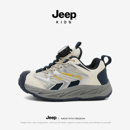 jeep童鞋男童运动鞋2025新款秋季时尚男孩休闲户外鞋子儿童登山鞋