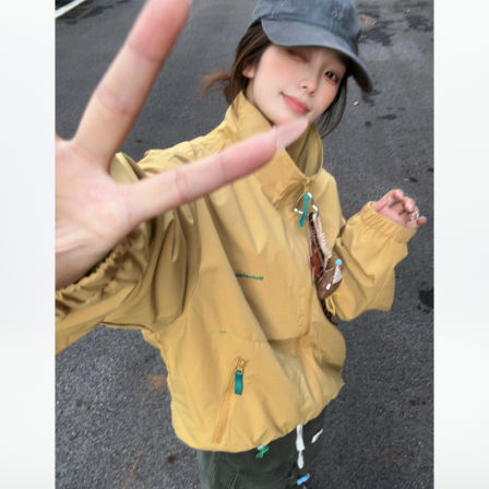 JEEP外套女款春秋2025新款户外潮流美式穿搭棒球服运动夹克冲锋衣