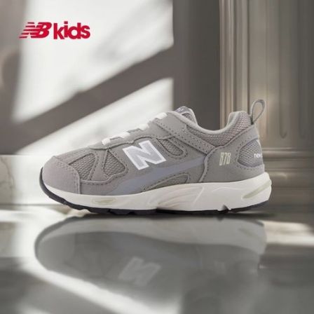 Newbalance儿童鞋复古元祖灰男女童舒适缓震儿童运动鞋子878MC1