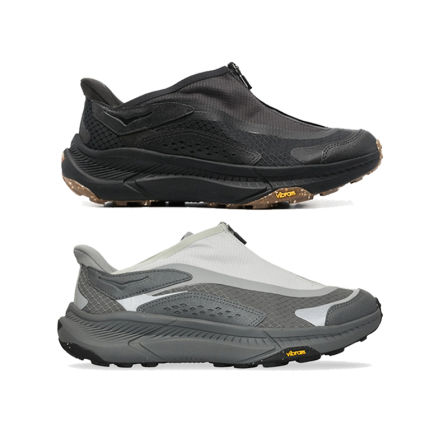 现货授权HOKA ONE ONE PROJECT TRANSPORT低帮拉链网布轻便休闲鞋