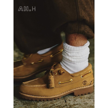 Timberland x andreM hoffwann 25AW AH.H红酒塞三眼户外休闲鞋