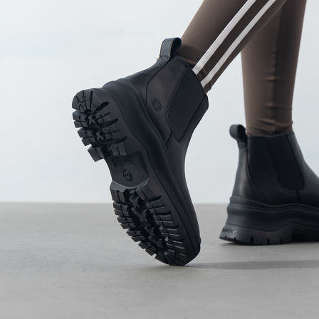 Timberland添柏岚休闲鞋女鞋春秋户外徒步潮酷街头切尔西套脚短