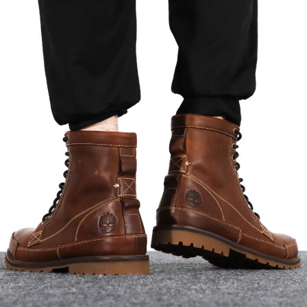 添柏岚（Timberland）男鞋 秋季新款户外徒步鞋复古皮靴耐磨舒适