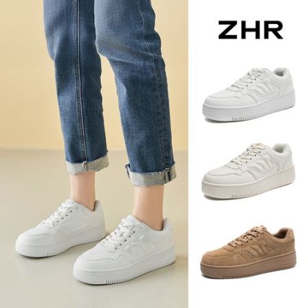 【ZHR则则】4cm男女同款板鞋2025新款时尚百搭休闲情侣鞋AK159 