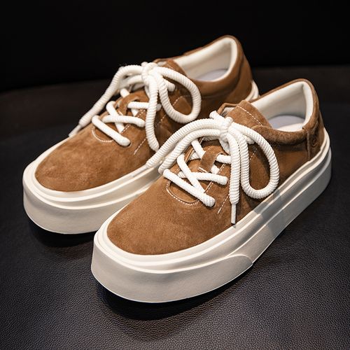 秋款时尚百搭厚底增高男休闲板鞋6329主图