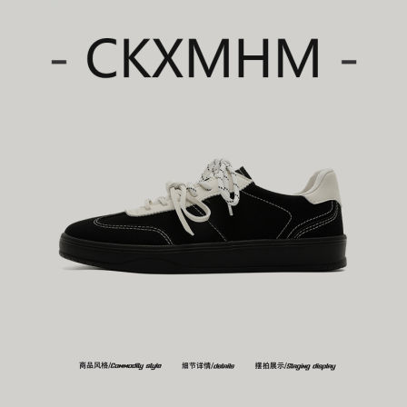 CKXMHM2025年早秋新款时尚休闲德训鞋男款厚底轻便不累脚阿甘板鞋