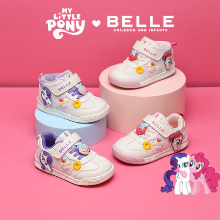 百丽童鞋小马宝莉联名款2025秋冬新品女童运动鞋轻便卡通休闲鞋