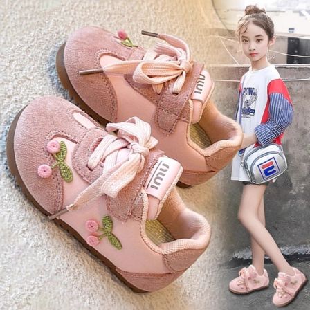 李­­­宁氢云女童鞋子2025新款秋季儿童板鞋休闲女孩德训运动鞋