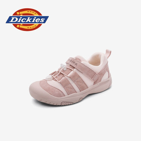 Dickies童鞋儿童运动鞋女童粉色户外防滑耐磨中大童包头鞋防挤脚