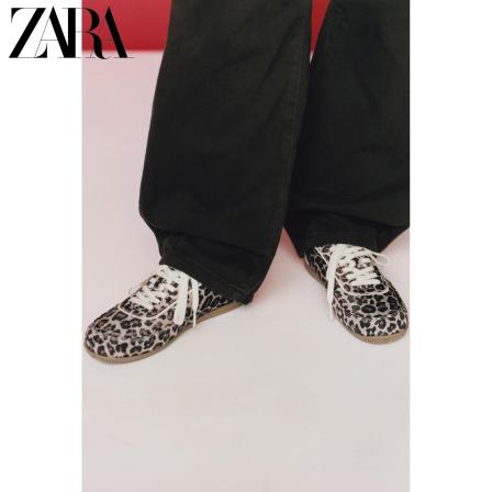 ZARA2025秋季新品 儿童鞋女童 动物纹印花休闲运动鞋 2312630 700