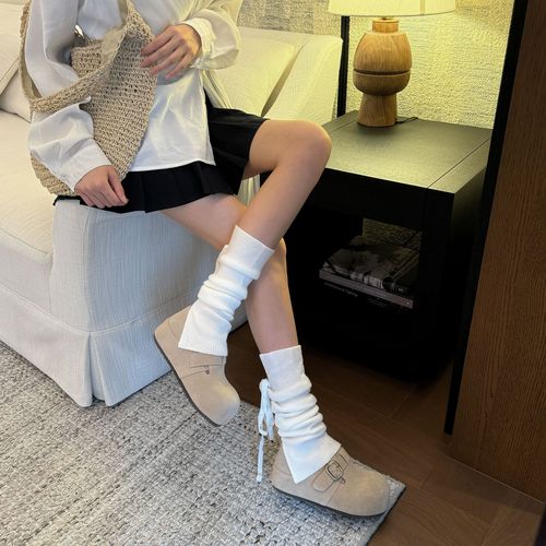 小发喵「摩登复古搭扣勃肯鞋｜轻奢风尚百搭步履生韵质感」777主图