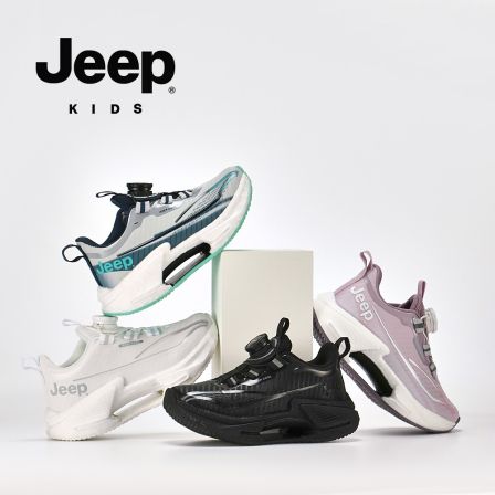 【体考鞋】Jeep童鞋男童运动跑鞋秋儿童户外轻便跳绳鞋防滑耐磨缓震