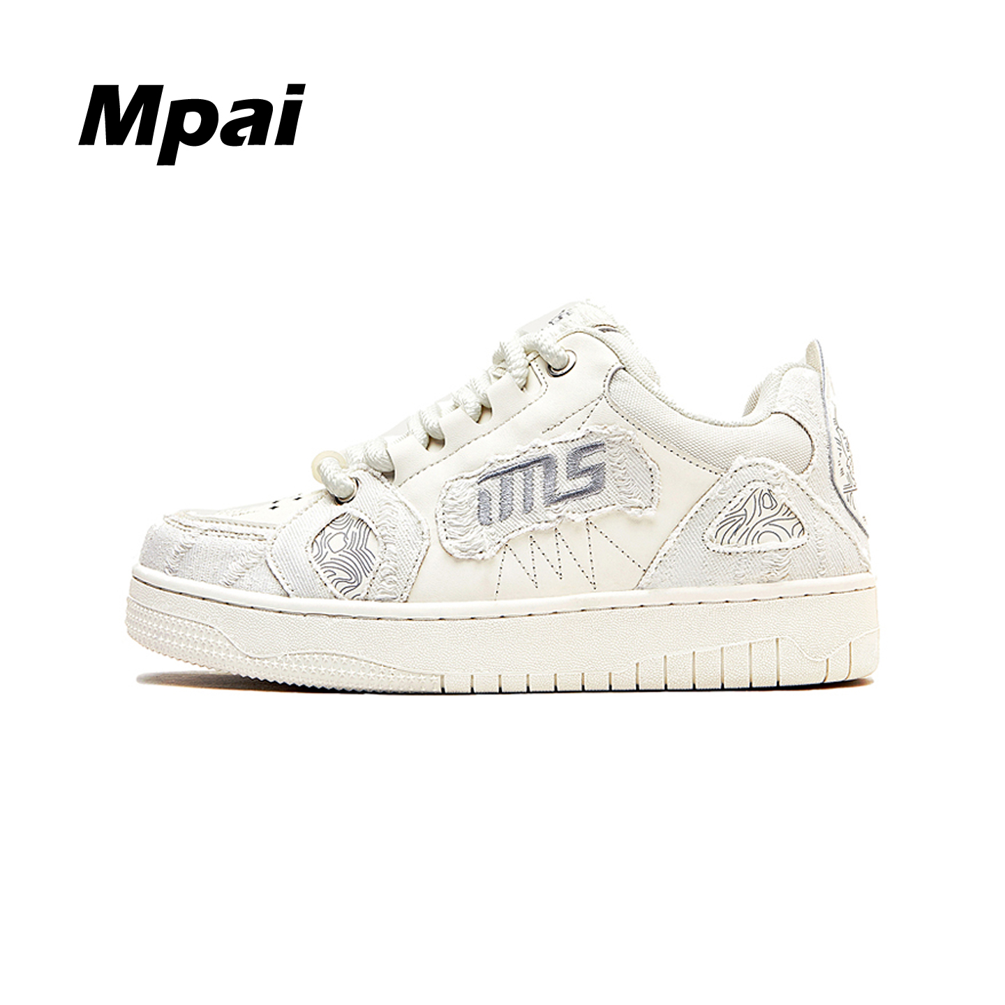 梦牌 破坏风美学时尚板鞋潮流百搭字母刺绣情侣运动休闲鞋 男女款主图