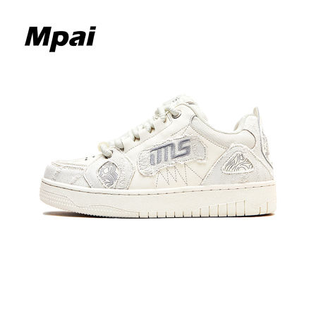 梦牌 破坏风美学时尚板鞋潮流百搭字母刺绣情侣运动休闲鞋 男女款