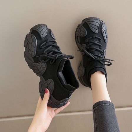 椰子鞋女款2025春秋新款八爪鱼袜子鞋爆款学生跑步轻便减震运动鞋