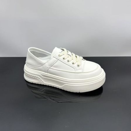 秋季新款板鞋平底休闲鞋低帮百搭系带小白鞋X检 2024-8