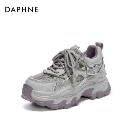 【双11好物】达芙妮2025秋季新款老爹鞋女百搭厚底增高休闲百搭女鞋