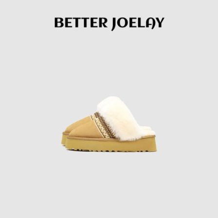 BETTER JOELAY-【居家云朵】休闲设计感秋冬时尚拖鞋百搭舒适Z9702