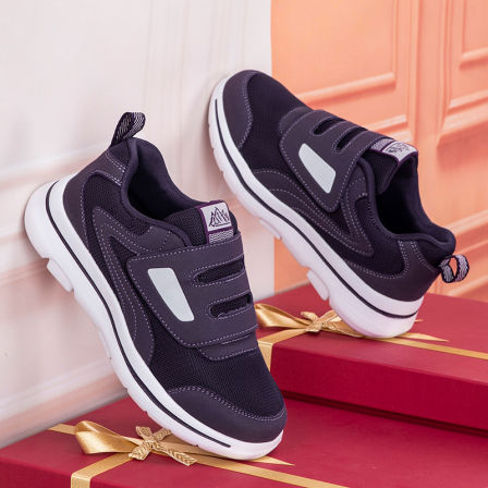 张凯丽老人鞋子女秋季防滑软底妈妈鞋中老年舒适不累脚运动健步鞋