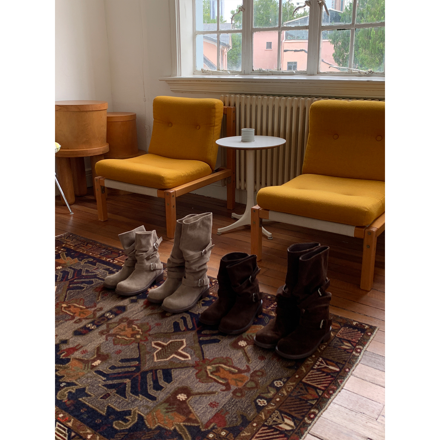 邹雪糕EROii 【周年限定款】张元英同款战靴 长|短款重磅麂皮靴主图