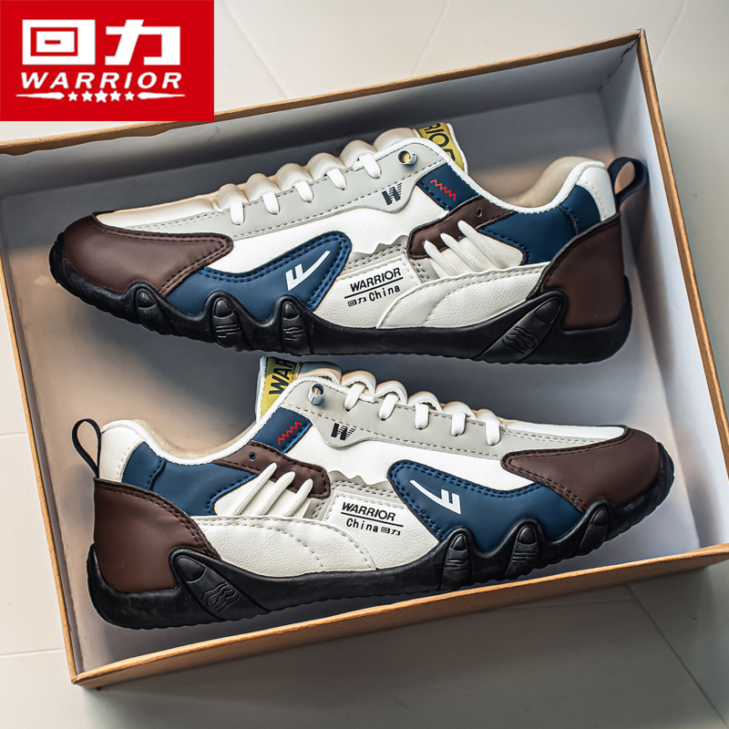 回力男鞋2025新款秋季休闲懒人一脚蹬阿甘板鞋运动轻便软底德训鞋主图